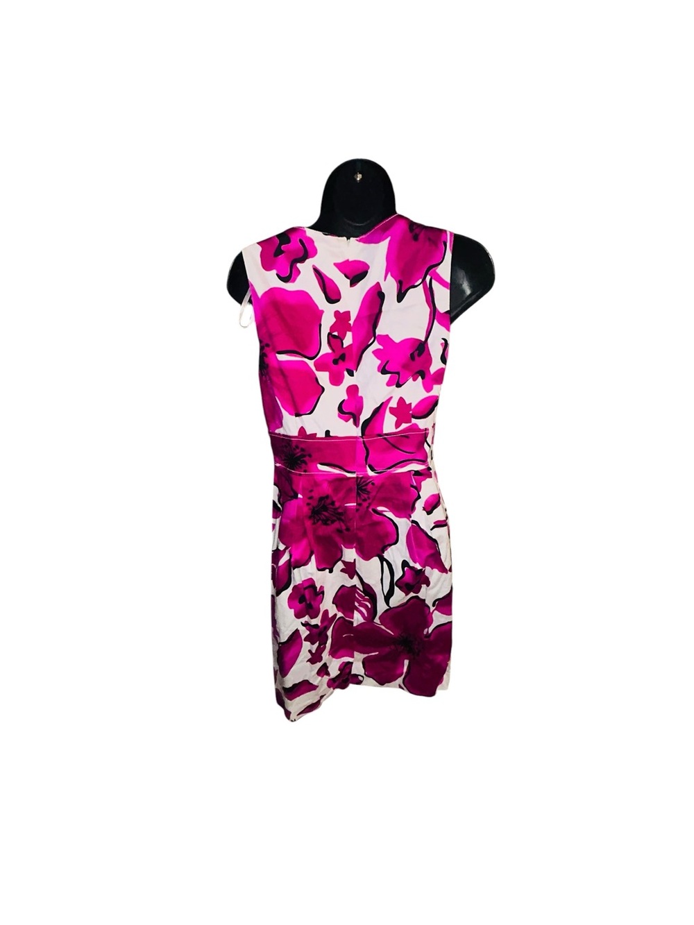 Jessica Howard Fuchsia Floral Square-Neck Sheath Dress - Picture 5 of 11